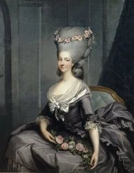 Portrait of Marie Louise Thérèse de Savoie, Princesse de Lamballe